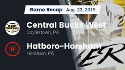 Recap: Central Bucks West  vs. Hatboro-Horsham  2019