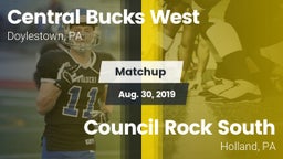 Matchup: Central Bucks West vs. Council Rock South  2019