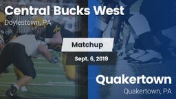 Matchup: Central Bucks West vs. Quakertown  2019