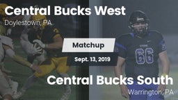 Matchup: Central Bucks West vs. Central Bucks South  2019