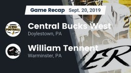 Recap: Central Bucks West  vs. William Tennent  2019