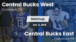 Matchup: Central Bucks West vs. Central Bucks East  2019