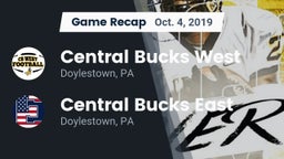 Recap: Central Bucks West  vs. Central Bucks East  2019