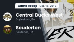 Recap: Central Bucks West  vs. Souderton  2019