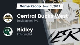 Recap: Central Bucks West  vs. Ridley  2019