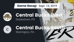 Recap: Central Bucks West  vs. Central Bucks South  2019