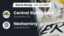 Recap: Central Bucks West  vs. Neshaminy  2020
