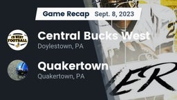 Recap: Central Bucks West  vs. Quakertown  2023