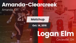 Matchup: Amanda-Clearcreek vs. Logan Elm  2016