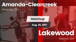 Matchup: Amanda-Clearcreek vs. Lakewood  2017