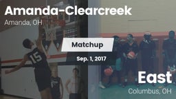 Matchup: Amanda-Clearcreek vs. East  2017