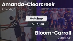 Matchup: Amanda-Clearcreek vs. Bloom-Carroll  2017