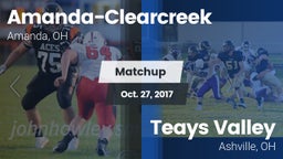 Matchup: Amanda-Clearcreek vs. Teays Valley  2017