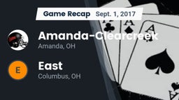 Recap: Amanda-Clearcreek  vs. East  2017