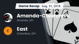 Recap: Amanda-Clearcreek  vs. East  2018