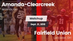 Matchup: Amanda-Clearcreek vs. Fairfield Union  2018
