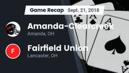 Recap: Amanda-Clearcreek  vs. Fairfield Union  2018