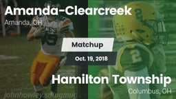 Matchup: Amanda-Clearcreek vs. Hamilton Township  2018