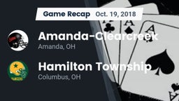 Recap: Amanda-Clearcreek  vs. Hamilton Township  2018