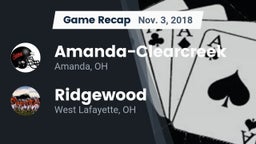 Recap: Amanda-Clearcreek  vs. Ridgewood  2018