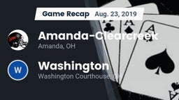 Recap: Amanda-Clearcreek  vs. Washington  2019