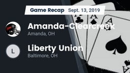 Recap: Amanda-Clearcreek  vs. Liberty Union  2019