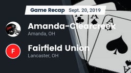 Recap: Amanda-Clearcreek  vs. Fairfield Union  2019