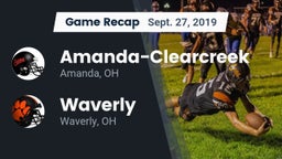 Recap: Amanda-Clearcreek  vs. Waverly  2019