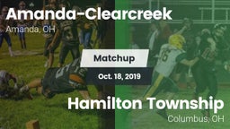 Matchup: Amanda-Clearcreek vs. Hamilton Township  2019