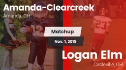 Matchup: Amanda-Clearcreek vs. Logan Elm  2019