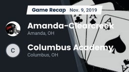 Recap: Amanda-Clearcreek  vs. Columbus Academy 2019