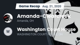 Recap: Amanda-Clearcreek  vs. Washington Court House  2020