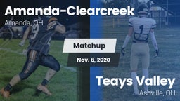 Matchup: Amanda-Clearcreek vs. Teays Valley  2020