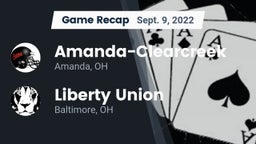 Recap: Amanda-Clearcreek  vs. Liberty Union  2022