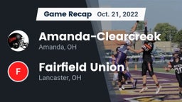 Recap: Amanda-Clearcreek  vs. Fairfield Union  2022