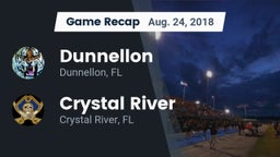 Recap: Dunnellon  vs. Crystal River  2018