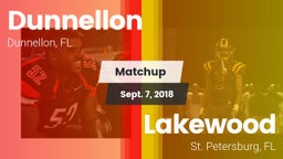 Matchup: Dunnellon vs. Lakewood  2018