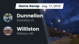 Recap: Dunnellon  vs. Williston  2018