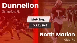 Matchup: Dunnellon vs. North Marion  2018