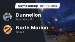 Recap: Dunnellon  vs. North Marion  2018