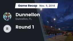 Recap: Dunnellon  vs. Round 1 2018