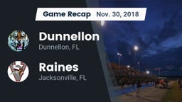 Recap: Dunnellon  vs. Raines  2018