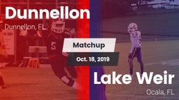 Matchup: Dunnellon vs. Lake Weir  2019