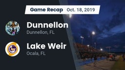 Recap: Dunnellon  vs. Lake Weir  2019