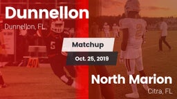 Matchup: Dunnellon vs. North Marion  2019