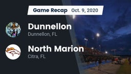 Recap: Dunnellon  vs. North Marion  2020