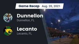 Recap: Dunnellon  vs. Lecanto  2021