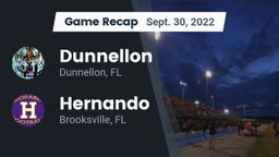 Recap: Dunnellon  vs. Hernando  2022