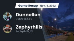 Recap: Dunnellon  vs. Zephyrhills  2022