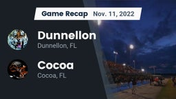 Recap: Dunnellon  vs. Cocoa  2022